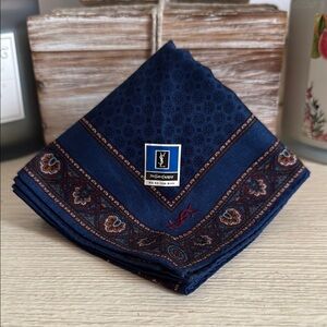 *** New Yves Saint Laurent Navy Scarf***